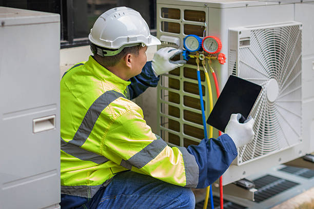 Professional Emergency Hvac Repair technician working in Hurdle Mills, NC